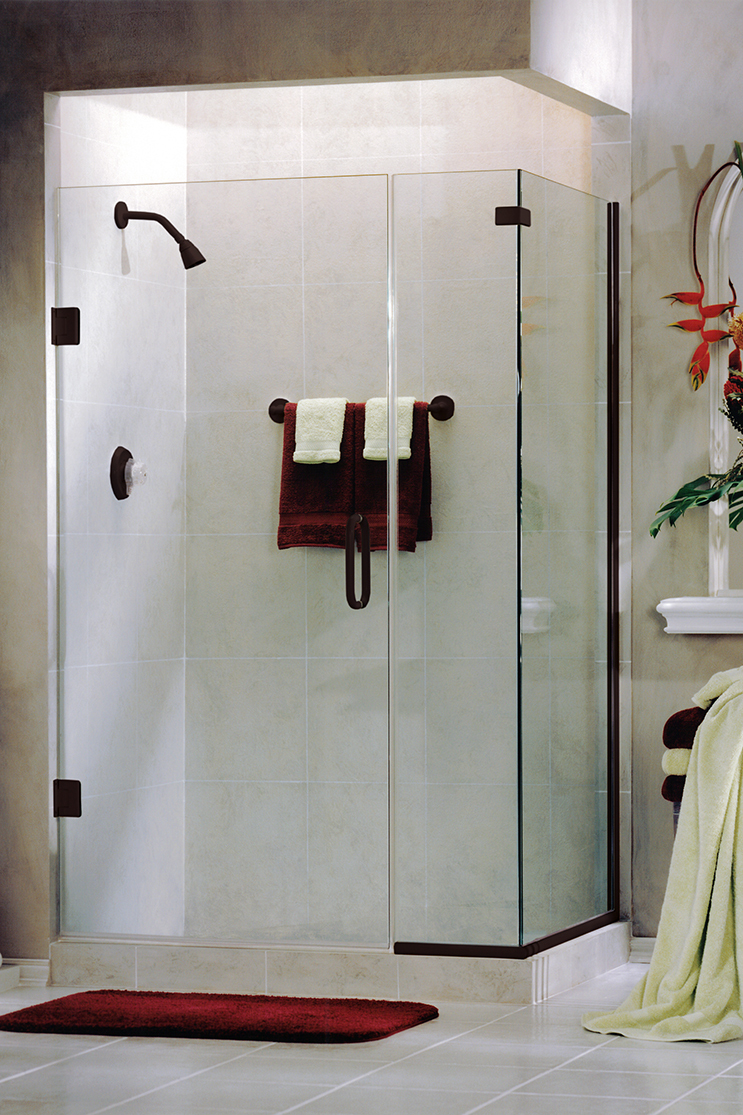 Heavy shower doors