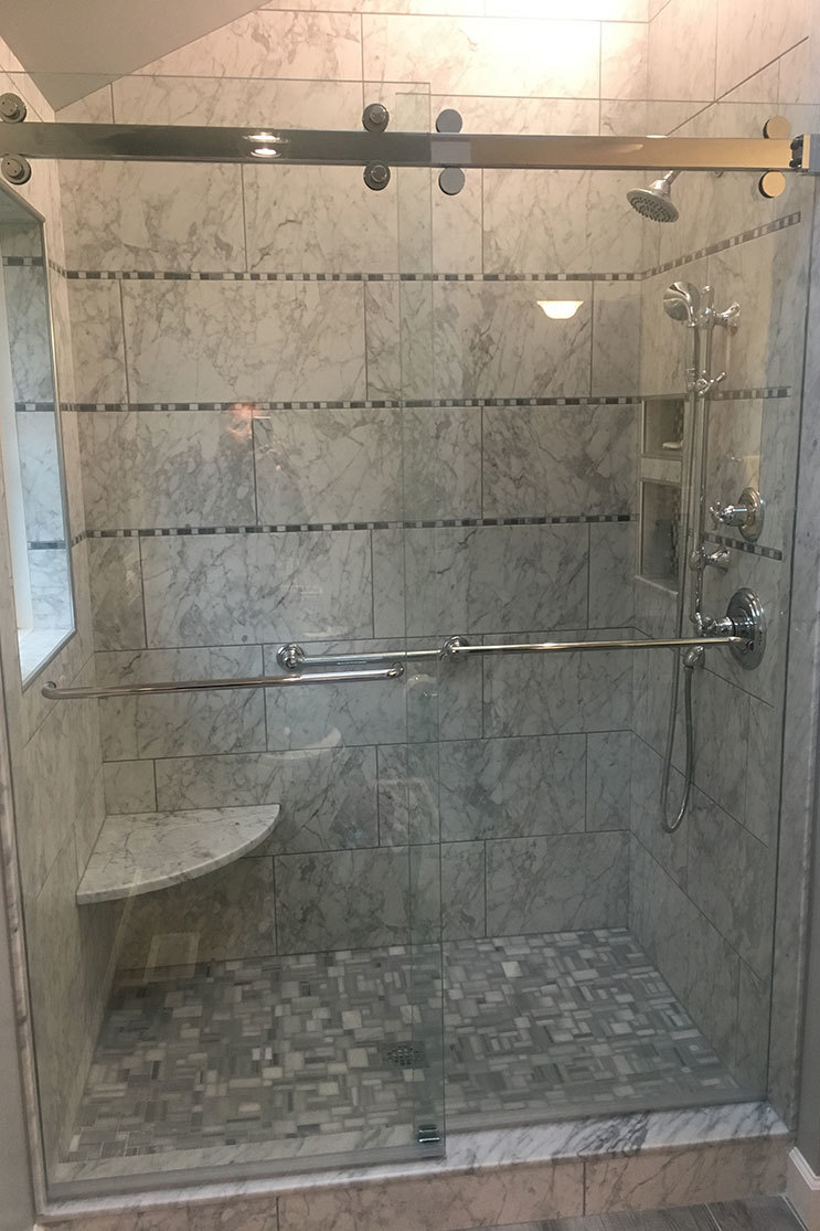 Partner shower door installer Mobile Glass
