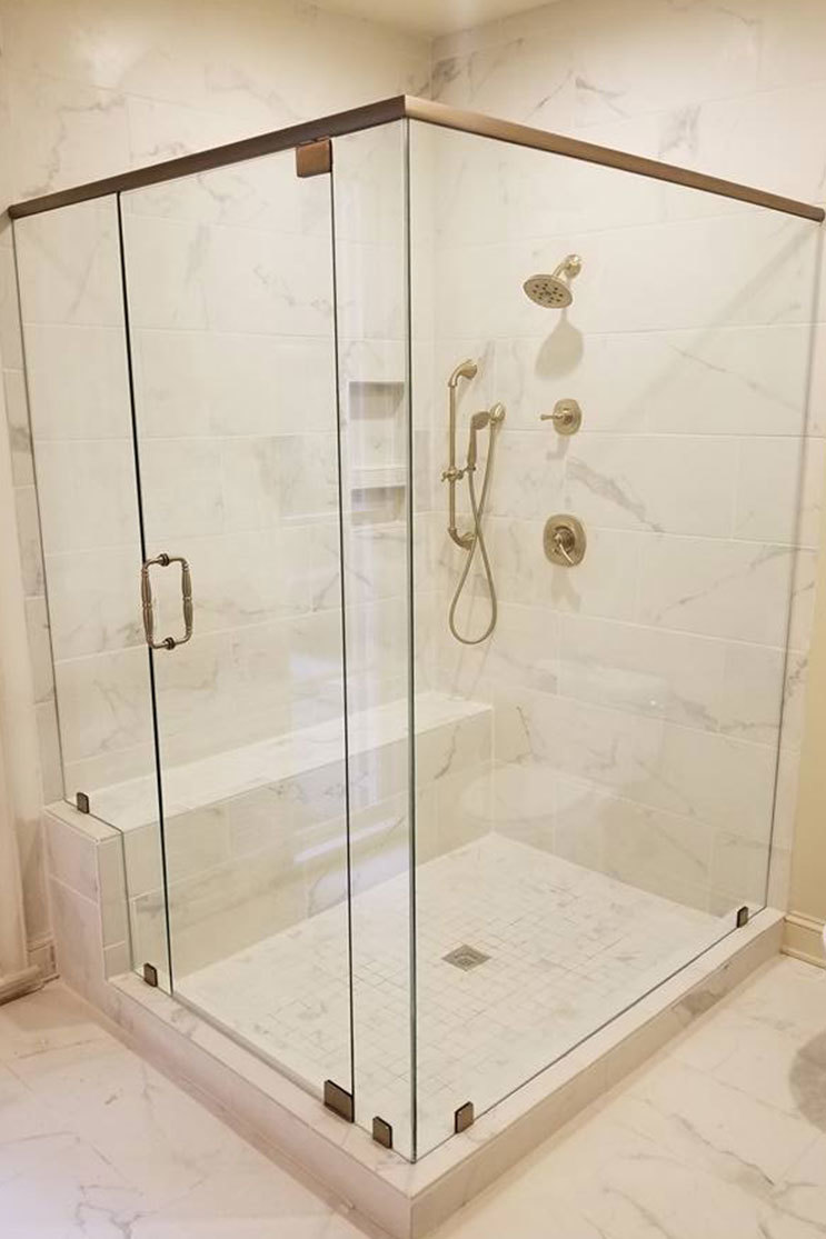 GMC Glass Shower Door Installation