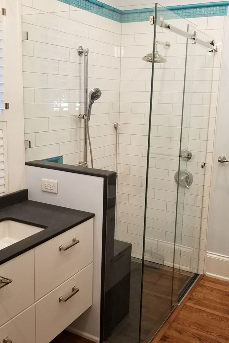 Partner glass shower door installer GMC Glass